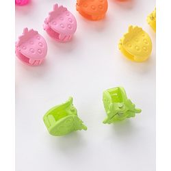 Babyhug Free Size Fruit Shaped Clips  Pack of 20 - Multicolor
