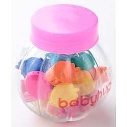 Babyhug Free Size Fruit Shaped Clips  Pack of 20 - Multicolor