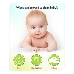 Babyhug Naturals Vitamin Wet Wipes - 72 Pieces