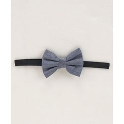 Babyhug Cotton Full Sleeves Checks Shirt With A Bow - Orange Navy
