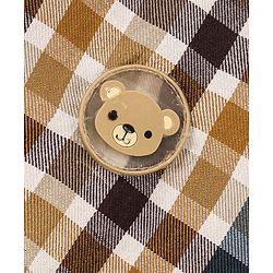 Babyhug Full Sleeves 100% Cotton Checks Shirt - Brown