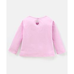 Babyhug 100% Cotton Knit Full Sleeves Night Suit Sleepy Bear Print - Pink
