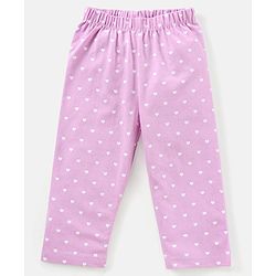 Babyhug 100% Cotton Knit Full Sleeves Night Suit Sleepy Bear Print - Pink