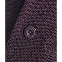 Babyhug Full Sleeves Party Suit with Bow Solid - Dark Purple