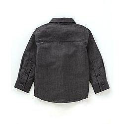 Babyhug Full Sleeves 100% Cotton Waist Coat & Shirt with Stretch Fir Pants - Black
