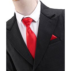 Babyhug Full Sleeves Party Suit With Bow Solid - Black