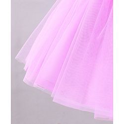 Babyhug Sleeveless Sequinned Party Frock - Lavender