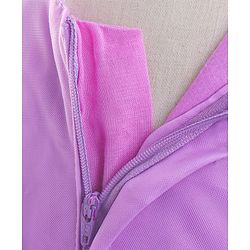 Babyhug Sleeveless Sequinned Party Frock - Lavender