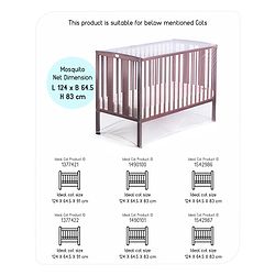 Babyhug Multipurpose Breathable Mosquito Net - White (Cot Not Included)