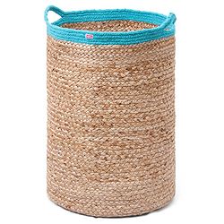 Babyhug Braided Jute Laundry Bag - Brown
