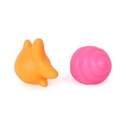 Babyhug Ocean-Animals Bath Squeeze Toys -Pack of 6 | Aquatic Adventure Set With Whale, Duck, Penguin, Fish Characters | Sensory, Fine-Motor Skill Development | Multicolour | BIS Certified