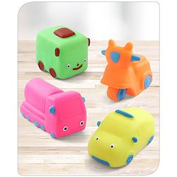 Babyhug Bath Squeeze Toys Transport Pack of 4 - Multicolour