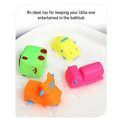 Babyhug Bath Squeeze Toys Transport Pack of 4 - Multicolour