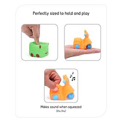 Babyhug Bath Squeeze Toys Transport Pack of 4 - Multicolour