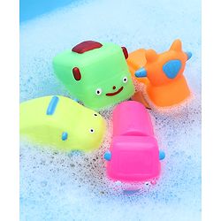 Babyhug Bath Squeeze Toys Transport Pack of 4 - Multicolour