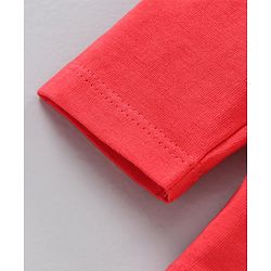 Babyhug Full Sleeves Cotton Blend Knit Tees Solid Pack of 3- Blue Red Peach