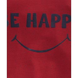 Babyhug Full Sleeves Sweatshirt Text Print - Maroon