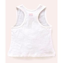 Babyhug Three Fourth Sleeves Crop Top With Inner Tee Placement Print - Pink