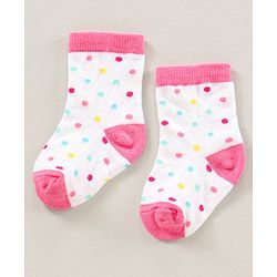 Cute Walk by Babyhug Ankle Length Antibacterial Socks Pack Of 5  Striped & Unicorn Design - Multicolour