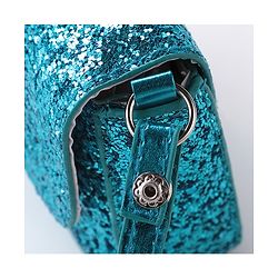 Babyhug Free Size Sling Bag  With Sequin Detailing & Butterfly Applique- Blue