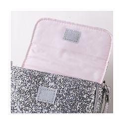 Babyhug Free Size Sling Bag  With Sequin Detailing & Butterfly Applique- Silver
