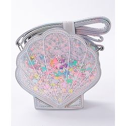 Babyhug Glitter Sling Bag  - Silver