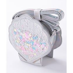 Babyhug Glitter Sling Bag  - Silver