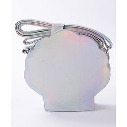 Babyhug Glitter Sling Bag  - Silver