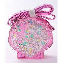 Babyhug Glitter Sling Bag  - Silver