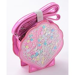 Babyhug Glitter Sling Bag  - Silver