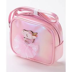 Babyhug Free Size Sling Bag With Unicorn Patch- Pink