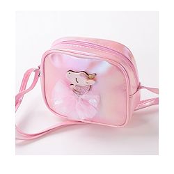 Babyhug Free Size Sling Bag With Unicorn Patch- Pink