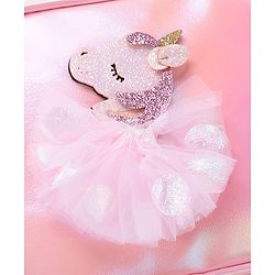 Babyhug Free Size Sling Bag With Unicorn Patch- Pink