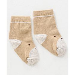 Cute Walk by Babyhug Anti-Bacterial Ankle Length Designed Socks Pack of 3 - Multicolour