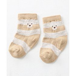 Cute Walk by Babyhug Anti-Bacterial Ankle Length Designed Socks Pack of 3 - Multicolour