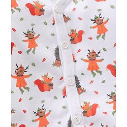 Babyhug 100% Cotton Vests Mutiprint Pack of 3 -Multicolour