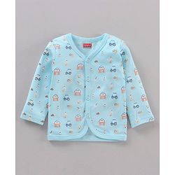 Babyhug 100% Cotton Vests Vehicle Print Pack of 3 - Multicolour