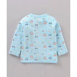 Babyhug 100% Cotton Vests Vehicle Print Pack of 3 - Multicolour