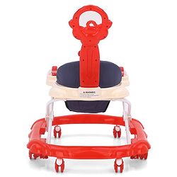 Babyhug Walker Bear Face - Red (Seat Print & Color May Vary)