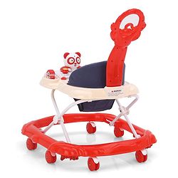 Babyhug Walker Bear Face - Red (Seat Print & Color May Vary)