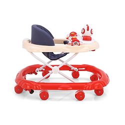 Babyhug Walker Monkey Face Black & Red (Seat Colour May Vary)