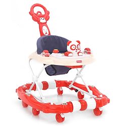 Babyhug Rabit Walker cum Rocker With Parental Push Handle - Red (Seat Print & Color May Vary)