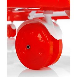 Babyhug Rabit Walker cum Rocker With Parental Push Handle - Red (Seat Print & Color May Vary)