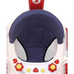 Babyhug Rabit Walker cum Rocker With Parental Push Handle - Red (Seat Print & Color May Vary)