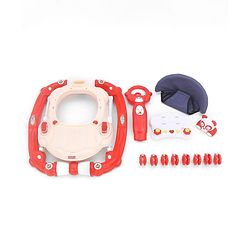 Babyhug Rabit Walker cum Rocker With Parental Push Handle - Red (Seat Print & Color May Vary)