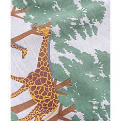 Babyhug Half Sleeves Giraffe Print T-Shirt - Grey