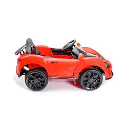 Babyhug Battery Operated Ride On Car with Music & Lights - Red| Forward & Reverse Drive| Wide Comfortable Seat| Rechargeable Battery| Remote Control| Pre-loaded Music with USB & AUX| Easy to Assemble| Wide Comfortable Seat| Easy to Operate