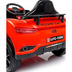 Babyhug Battery Operated Ride On Car with Music & Lights - Red| Forward & Reverse Drive| Wide Comfortable Seat| Rechargeable Battery| Remote Control| Pre-loaded Music with USB & AUX| Easy to Assemble| Wide Comfortable Seat| Easy to Operate