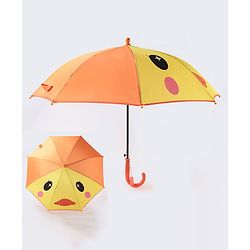 Babyhug Duck Print Umbrella - Yellow