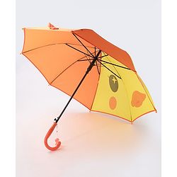 Babyhug Duck Print Umbrella - Yellow